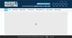 Desktop Screenshot of marineandmaritime.com