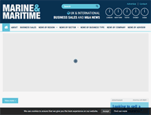 Tablet Screenshot of marineandmaritime.com